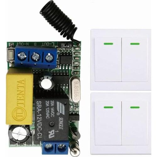 Mini Size AC220V 1CH digital Remote Control Switch Receiver Wall Transmitter Wireless Power Switch Radio Controlled Switch Relay