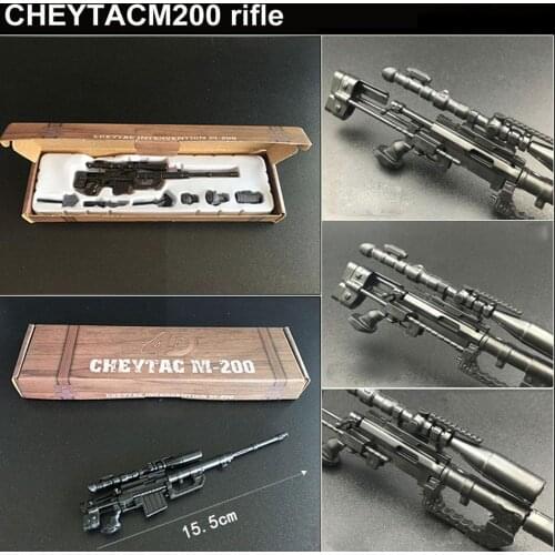 A Set Of 6 Boxes Of 1:6 World Famous Spearmen Gun Model Finished Model Packaging 4D Toy Gift Box Set Color