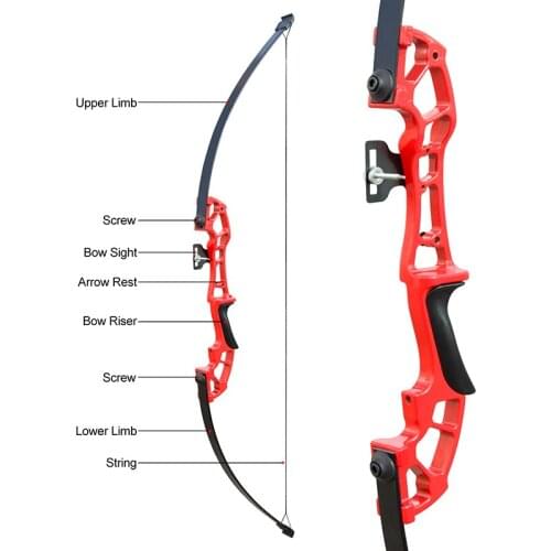 Recurve Bow and Arrow Archery Set for Adult Junior Beginner 30 40Lbs Takedown Bow Kit With Arrows Target Faces Right Hand