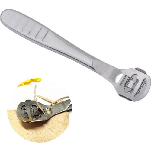Newest Leather Thinning Knife Stainless Steel Peeler Leather Cutting Tool with 10 Blades #35
