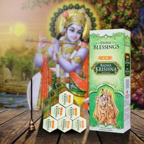 Big Box India Original Imported Do Yoga Smells Relax Stick for Indoor Teahouse Indian Incense Stick Aroma Sticks Krishna Incense