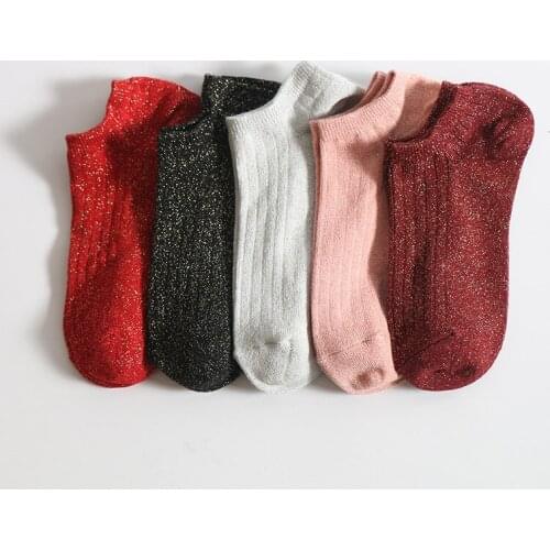 Autumn and winter cotton socks ladies boat socks fashion breathable sweat-absorbent striped print cotton socks adult socks