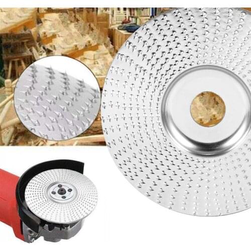 Wood Grinding Wheel Rotary Disc Sanding Wood Carving Tool Abrasive Disc Tools For Angle Grinder 16MM Bore