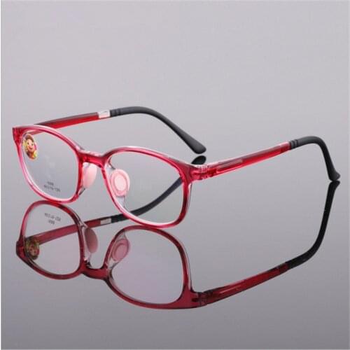 TR90 Glasses Boy Girl Eyeglasses Lightweight Flexible Eyewear Frame Children Prescription Glasses frame Silicone nose care