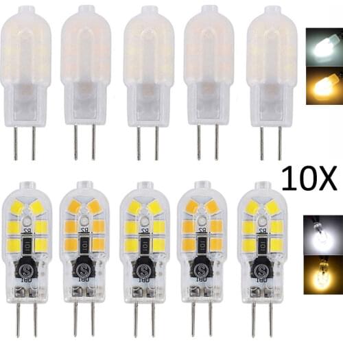 10X Mini G4 LED Lamp 3W SMD 2835 Lampada LED Bulb Replace 20W Halogen Lamps DC12V 220V For Home Lighting White Warm