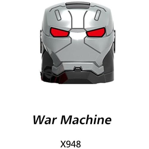 20PCS XH266 XH948 XH1264 Anime Movie Hero Series Action Figure r Head Building Blocks Toys For Children Bricks Gifts X0258