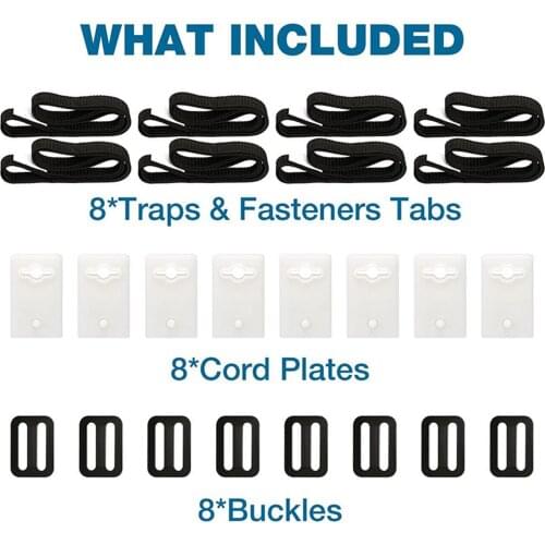 24PCS Pool Solar Cover Reel Attachment Kit for Swimming Pool Accessories