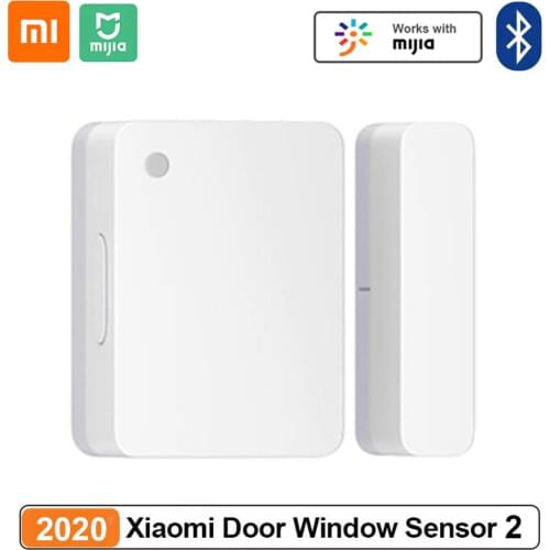 Xiaomi Mijia Door Window Sensor 2 Bluetooth Connect Safety Burglar Alarm Detector For Smart Home App Mi Home Control 2020 Newest