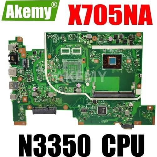 For ASUS Vivobook 17 X705NA X705NC X705N X705UA X705 Laptop Motherboard Mainboard N3350 CPU HD GMA