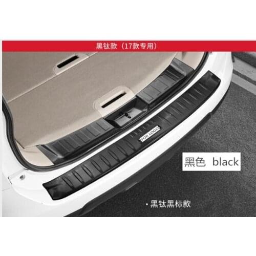 For Nissan Latest new X-Trail XTrail T32 2017-2018 Roach Rear Bumper Protector Sill Trunk Cover Coverage Car Accessories Carrier