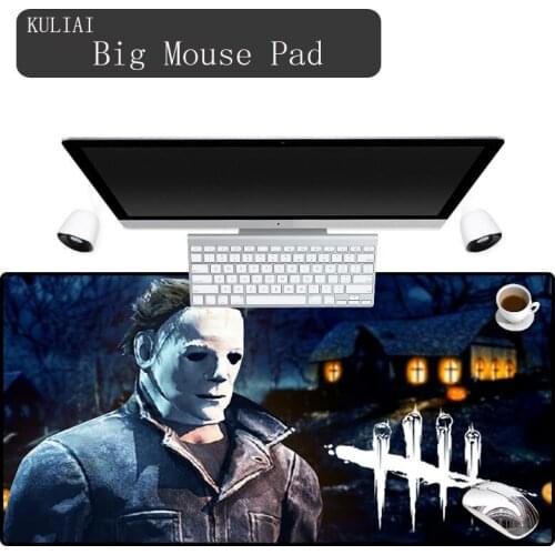 XGZ Dead By Daylight Player Mouse Pad Large Rubber Edge Control Pc Gamer Gaming Keyboard Office Decoration Desk Mouse Pads