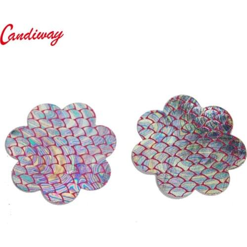 Colorful Paste Breast Sun flower Star Design Bra Adhesive erotic lingerie Stickers Nipple Cover Milk Paste For Sexy Women