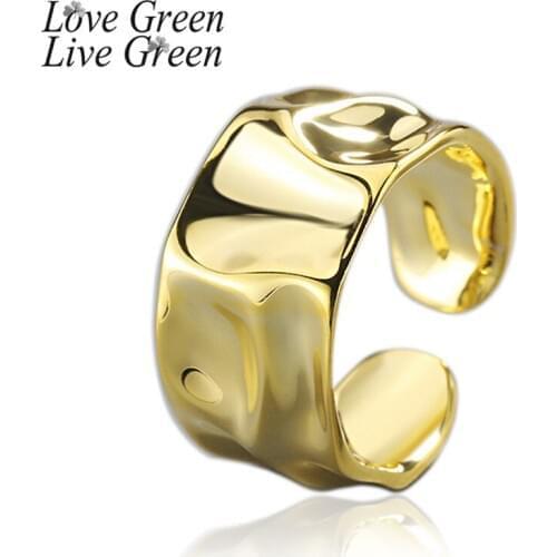 LOVE GREEN LIVE GREEN Women's Gold Rings