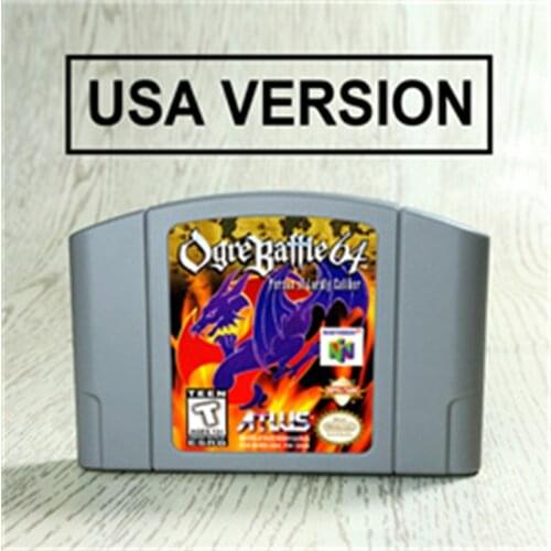 Ogre Battle 64 Person of Lordly Caliber For 64 Bit Game Cartridge USA Version NTSC Format