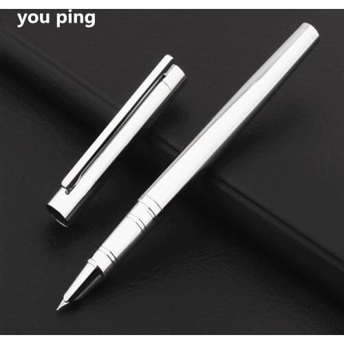 Jinhao 126 Platinum Stationery office school supplies Fine Nib Fountain Pen