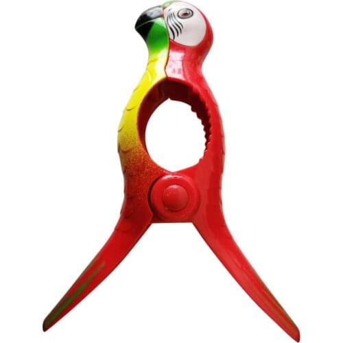 Parrot Bird Shape Plastic Beach Towel Clips Holders Clothes Quilt Clip Cruise Beach Patio Or Pool Accessories For Chairs