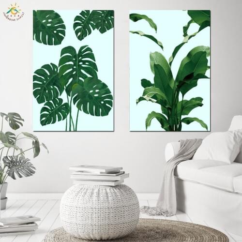 Green Plant Fresh Energy Nordic Canvas Painting Wall Pictures Canvas Prints And Poster Wall Art Home Decor for Living Room