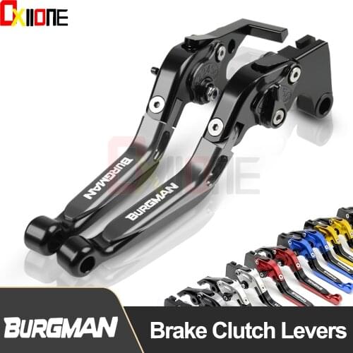 Motorcycle Adjustable Folding Extendable Brake Clutch Lever For Suzuki Burgman 650 Burgman650 2003-2018 2013 2014 2015 2016 2017