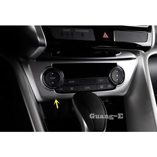 For Mitsubishi Eclipse Cross 2017 2018 2019 2020 Car Inner Trim Conditioning Middle Air Condition Switch Outlet Vent Hoods