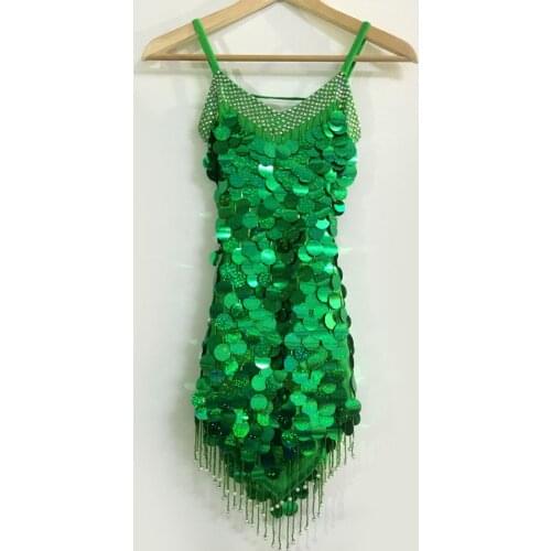 New style Latin dance costume sexy senior sequins latin dance dress for women latin dance competition dresses S-4XL