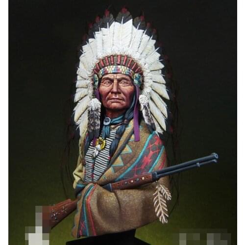 1/12 Resin Model Bust GK Sioux ChiefLittle Big Horn, 1876 Unassembled and unpainted kit