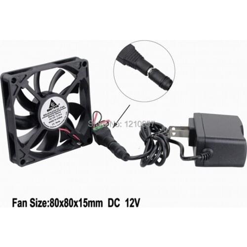 1 PCS 80MM X 15MM 8015 Ball AC 110V 115V 120V 220V 240V Cooling Fan Heatsink Power Supply Adapter Driver