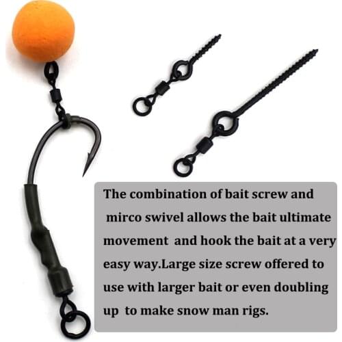 10PCS Carp Fishing Pop Up Boilies Bait Cork Ball Buts Imitation Bait Screw Floating Ball Beads Feeder for Rigs