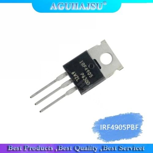 10pcs IRF4905PBF TO220 IRF4905 TO-220 IRF4905P FET-Single/Field Effect Transistor 74A/55V/200W