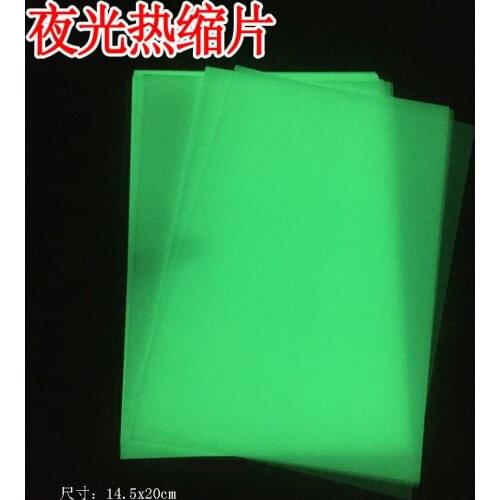 10pcs/lot Luminous heat shrinkable film Translucent plastic film Polished Shrink film