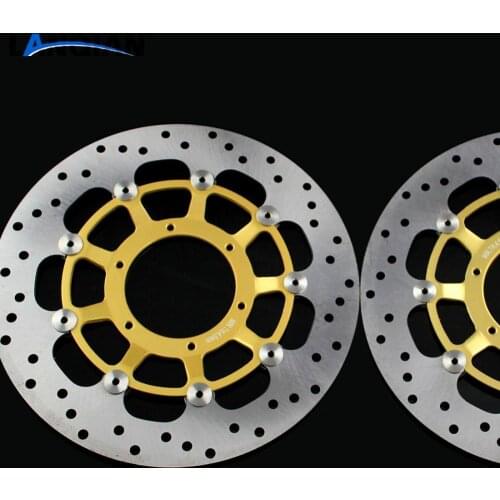 2 pieces motorcycle Front Disc Brake Rotor Scooter Front Rear Disc Brake Rotor for HONDA CBR600 2007 2008 2009 2010 2012 2013