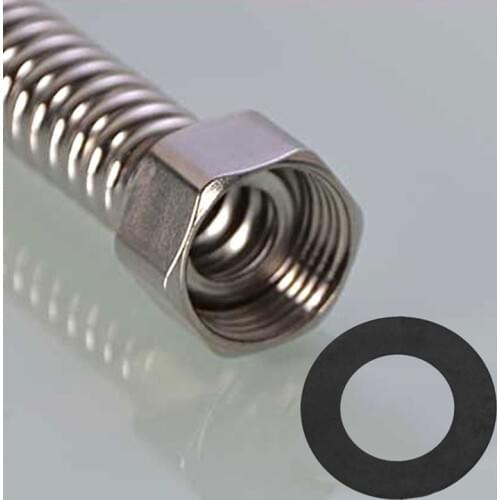 20Pcs Rubber Gasket Seal Flexible Pipe Bath Bathroom Shower Hose Washers Rubber Seals For Shower Head and Hose Plumbing Faucet