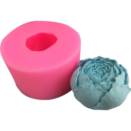 3D Flowers Soap Moulds Chocolate Cake Decorating Tools Baking Fondant Silicone Mold DIY Handmade Soap Silicone Mold 3d