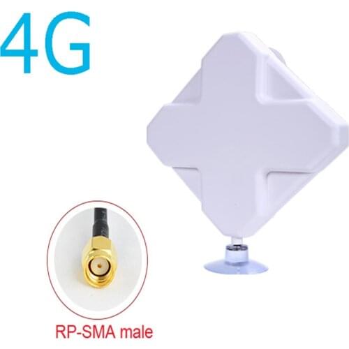 3G 4G Antenna 35dBi 2m Cable LTE Antena 2 * SMA connector for 4G Modem Router