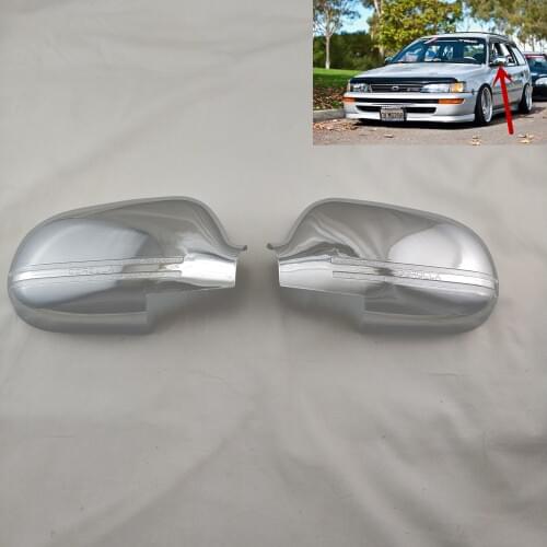 ABS Chrome Car Side Door Rear View Mirror Cover for Toyota Corolla 1996 ae110 ae111 ae112 Auto parts