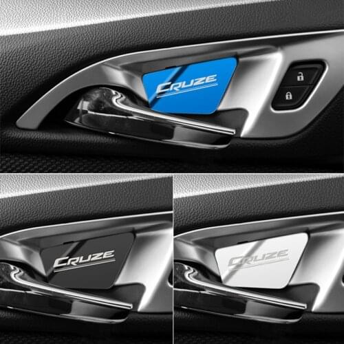 Car Styling Auto Interior Accessories Door Bowl Handle Cover Trim Stickers Case For Chevrolet Cruze 2015-2019 emblem