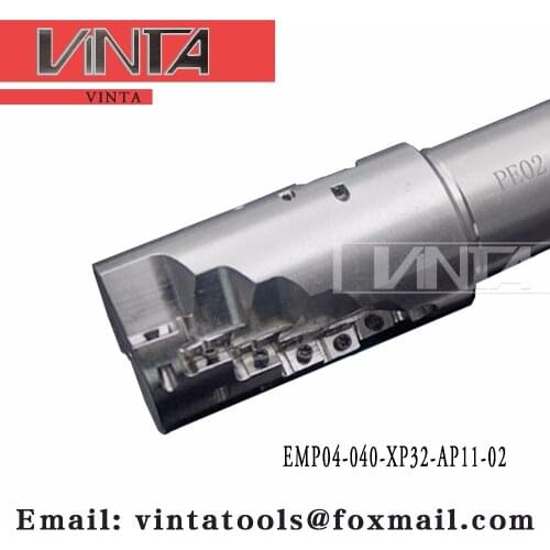 Free shipping EMP04-040-XP32-AP11-02 Indexable Milling cutter matched APKT11T3 carbide insert