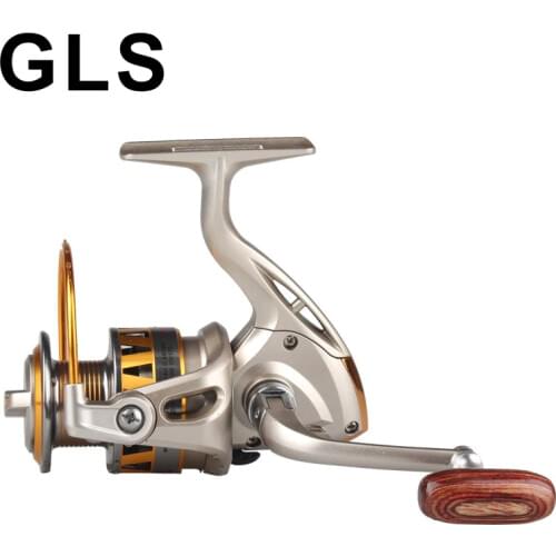 GLS brand 1000-7000 series metal rocker arm interchangeable metal wire cup spinning wheel fishing reel
