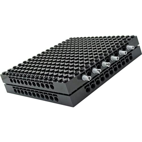 MOC Parts Special 16x16x1 1/3 With Holes Brick Base Building Blocks Compatible With 65803 Technical Assembles Particles