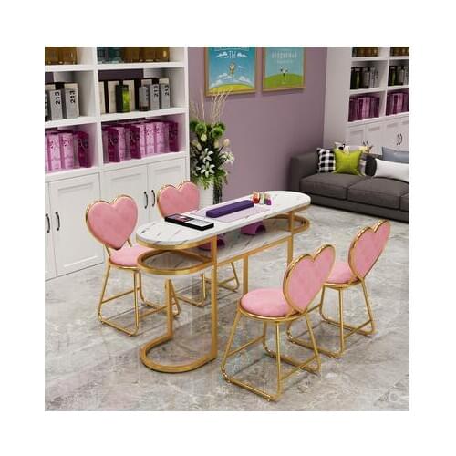 Manicure table and chair set simple modern economic net red Japanese manicure worktable single double manicure table