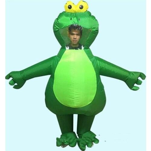 Inflatable Frog Mascot Costume Cosplay Party Game Outfits Clothing Advertising Carnival Halloween Xmas Easter Festival Adults