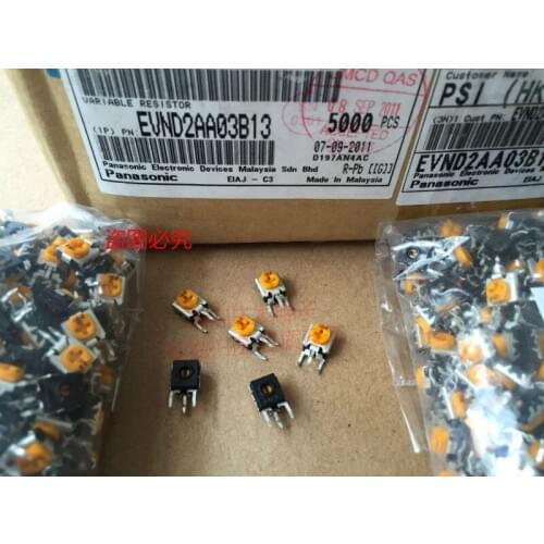 Original new 100% adjustable resistance EVND2AA03B13 1K vertical potentiometer 102 fine tuning (SWITCH)