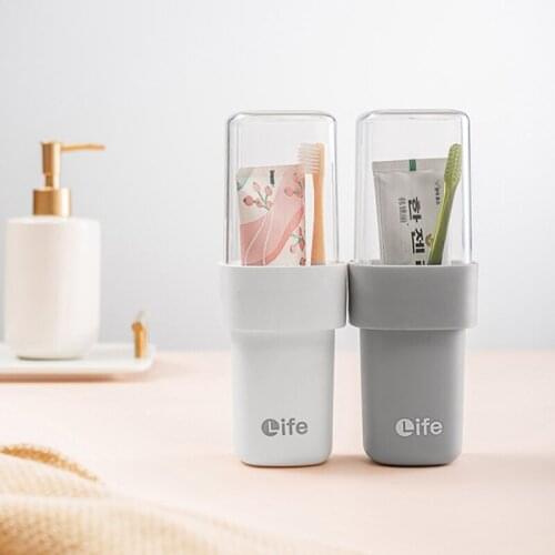 Portable Toothbrush Case Toothbrush Holder Hiking Camping Protect Storage Box Travel Tooth Toothbrush Cover Toothpaste Organizer