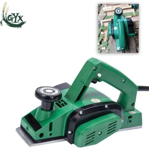 Portable electric planer adjustable cutting depth wood cutting power tool multi-function woodworking electric planer