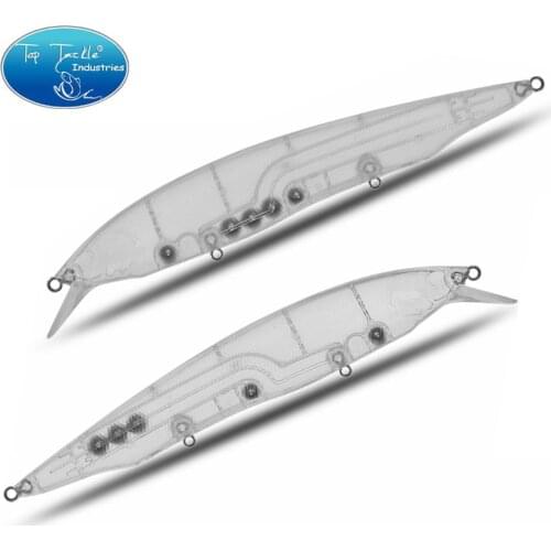 Cf Lure-ABS transparent unpainted bait blank 168mm 29g minnow-05# bait with tungsten bead gravity transfer bass pike