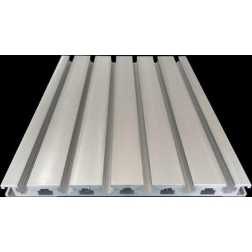 Industrial Aluminum Profile for CNC Engraving Machine Center Guide Rail Working Table 20mm Thick High Strength 1420*240 mm
