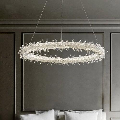 Modern deco chambre luminaire crystal restaurant LED pendant lights luminaire luminaire suspendu