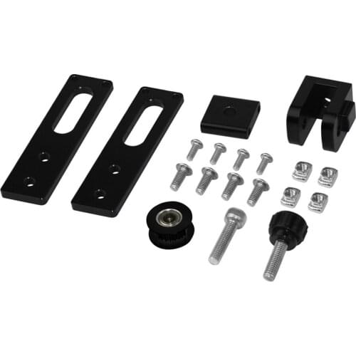 V-Groove Aluminum Profile X-axis Synchronous Belt Stretch Straighten Tensioner Set for Creality Ender-3 CR-10/10S 3D Printer