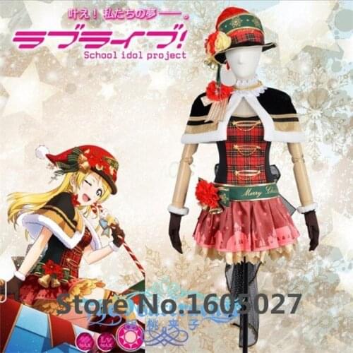 Love Live Ayase Eli Hallowmas Uniform Party Fashion Cosplay Costume Christmas Halloween Suit For Women Outfit New
