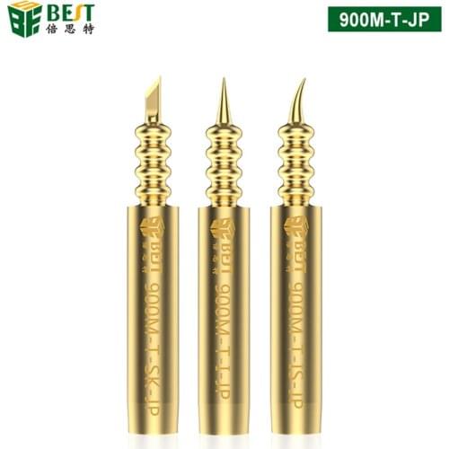 3Pcs Soldering Iron Tips Oxygen-free Copper 0.1mm Fly Line Welding Tips Solder Iron Sting for 936 Soldering Station BGA DIY Re