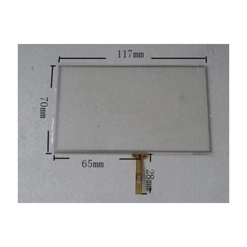 117*70 5 inch GPS vehicle-mounted navigation MP5 MP4 vx580 580r resistive handwritten touch screen